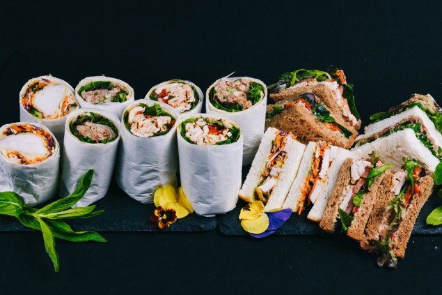 Mixed Lunch Platter, 12 Sandwiches & Wraps
