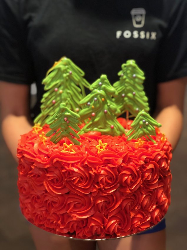 Christmas Cake made to order in Sydney CBD