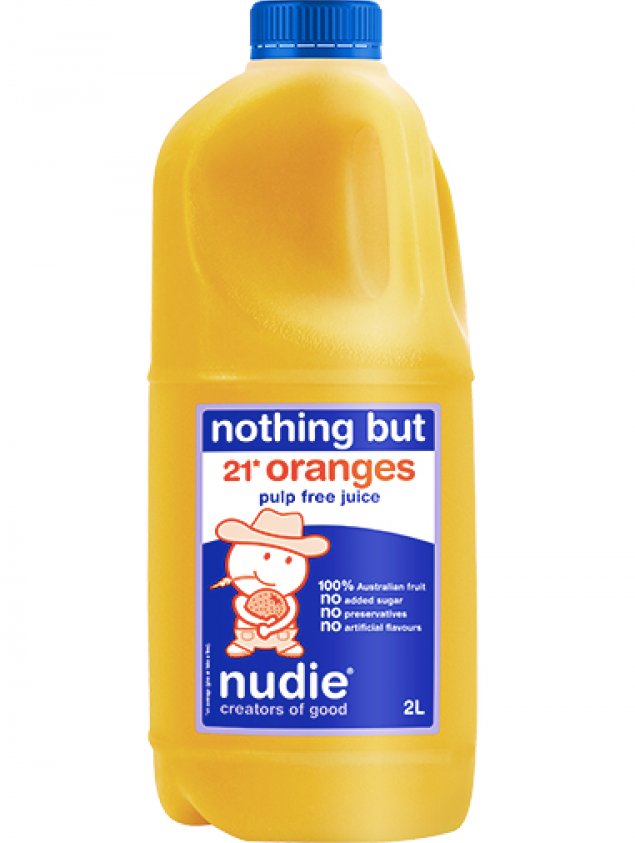 Orange Juice Bottle 2L